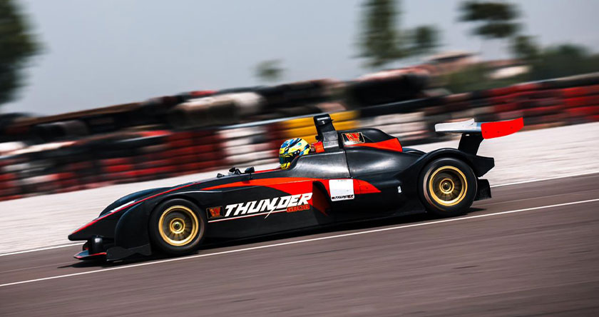 Mattia Marchiante during a race